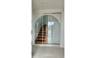 전원주택 층간엣지 3연동 중문설치